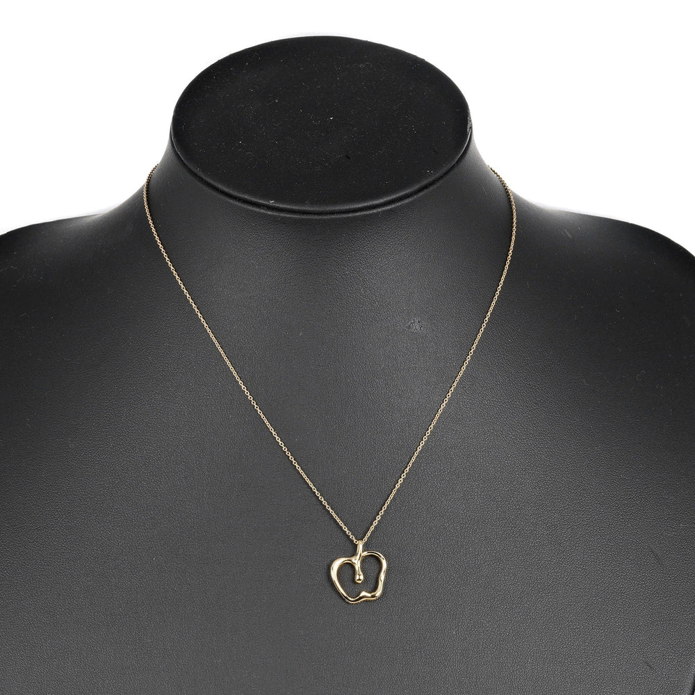 TIFFANY&Co. Necklace K18 yellow gold gold Apple Women Used Authentic