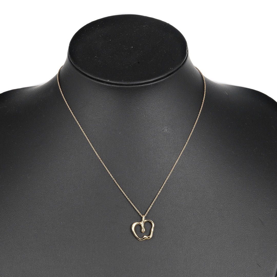TIFFANY&Co. Necklace K18 yellow gold gold Apple Women Used Authentic