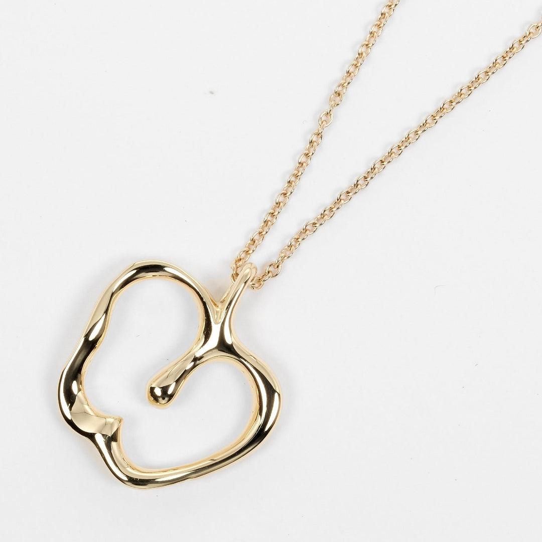 TIFFANY&Co. Necklace K18 yellow gold gold Apple Women Used Authentic