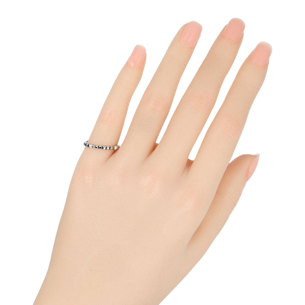 Boucheron Ring Pt950Platinum Silver Cattle cru de paris small Women 49 Used Authentic