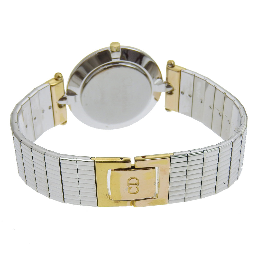 Christian Dior Watches Quartz 3026 Stainless Steel , Plated Gold black black dial Women Used Authentic