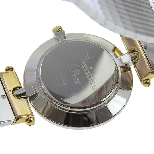 Christian Dior Watches Quartz 3026 Stainless Steel , Plated Gold black black dial Women Used Authentic
