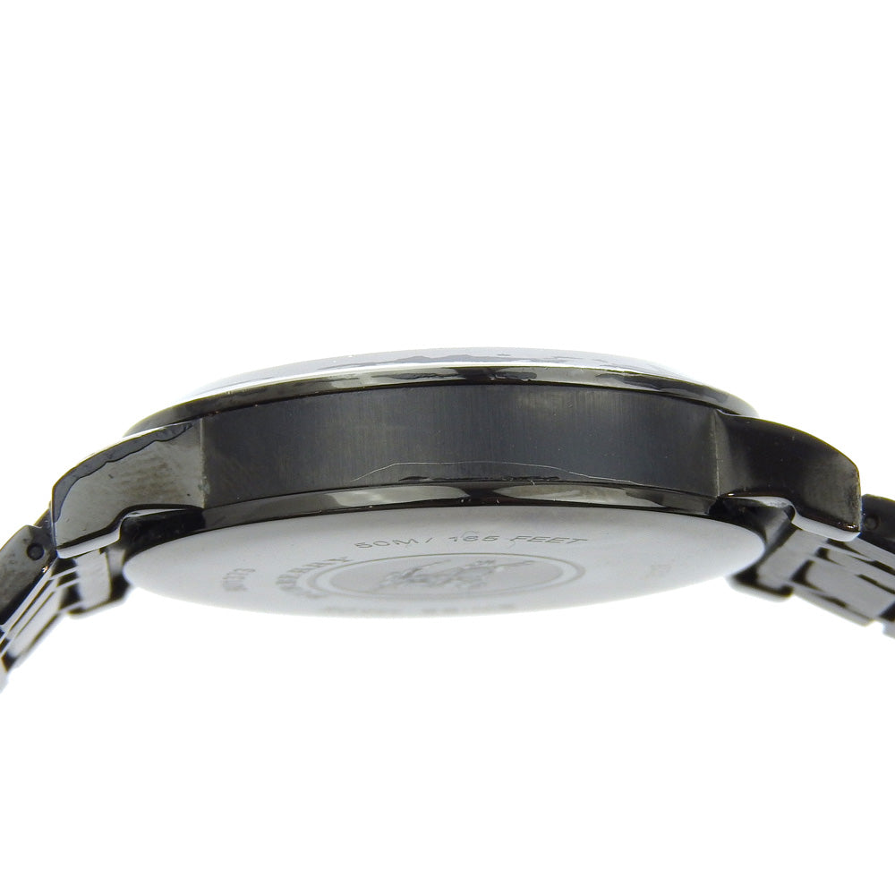 BURBERRY Watches Quartz BU1373 Stainless Steel black Heritage black dial mens Used Authentic