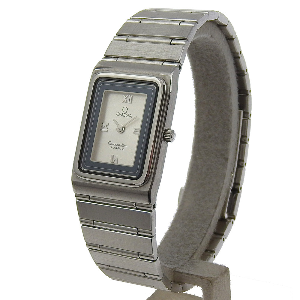 OMEGA Watches Quartz Stainless Steel Silver Constellation Silver dial Women Used Authentic