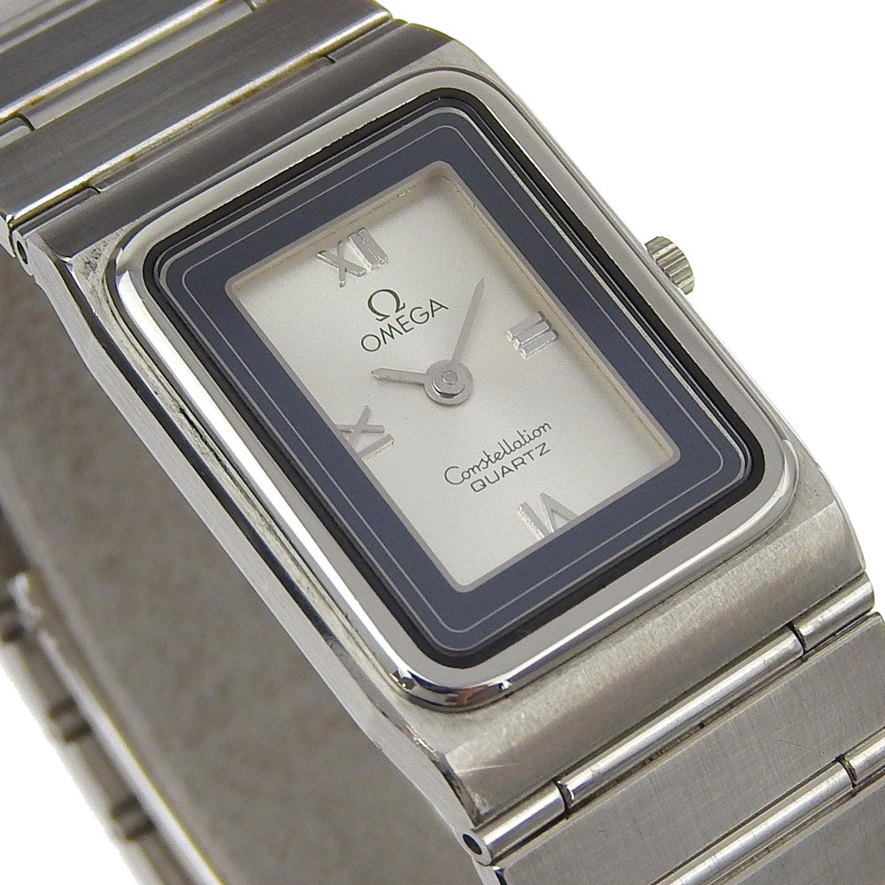 OMEGA Watches Quartz Stainless Steel Silver Constellation Silver dial Women Used Authentic