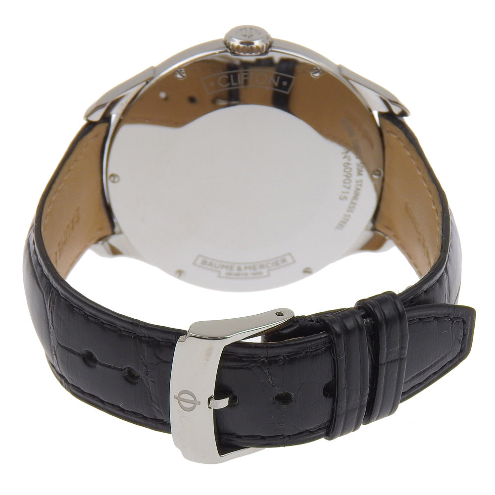 Baume & Mercier Watches Quartz M0A10420 Stainless Steel blue Clifton mens Used Authentic