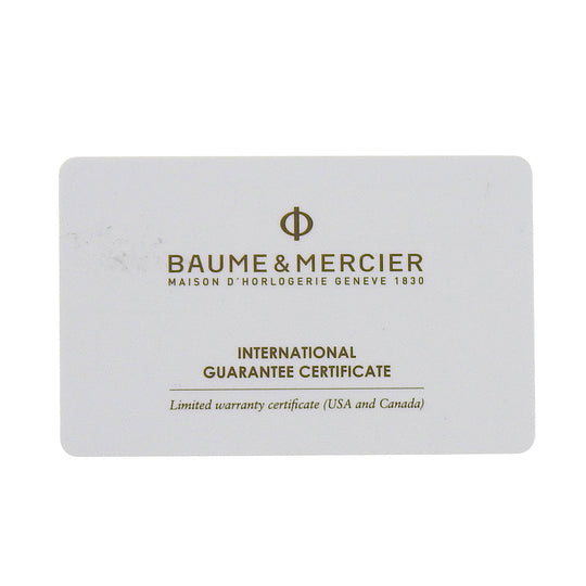 Baume & Mercier Watches Quartz M0A10420 Stainless Steel blue Clifton mens Used Authentic