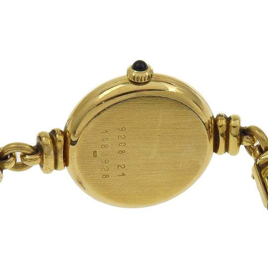 JAEGER-LECOULTRE Watches Hand Winding Plated Gold, embossed leather gray cal.895 gray dial Women Used Authentic