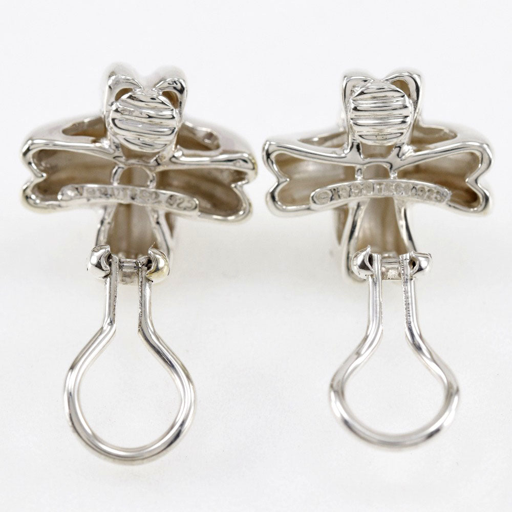 TIFFANY&Co. Earring Silver925 Silver vintage Signature Women Used Authentic