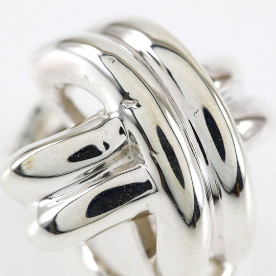 TIFFANY&Co. Earring Silver925 Silver vintage Signature Women Used Authentic