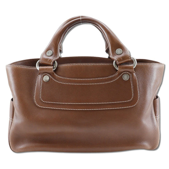 CELINE Handbag Calfskin Brown Boogie bag Women Used Authentic