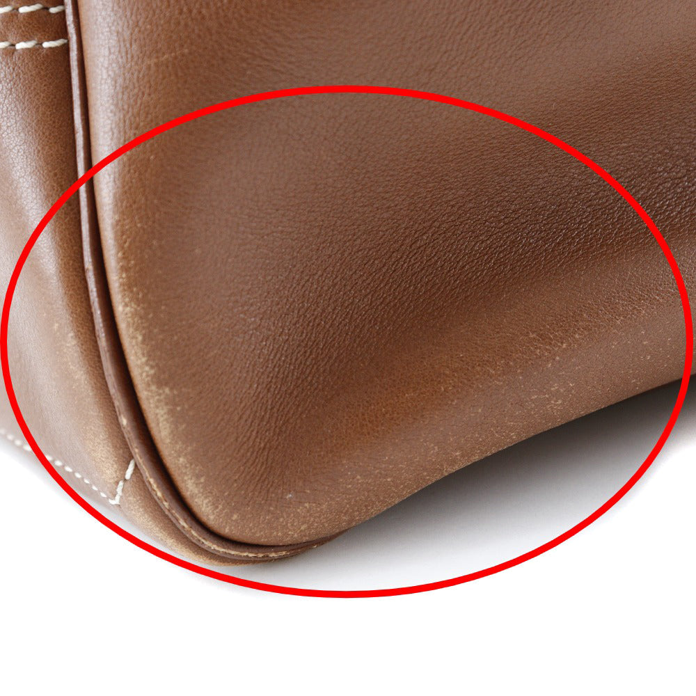 CELINE Handbag Calfskin Brown Boogie bag Women Used Authentic