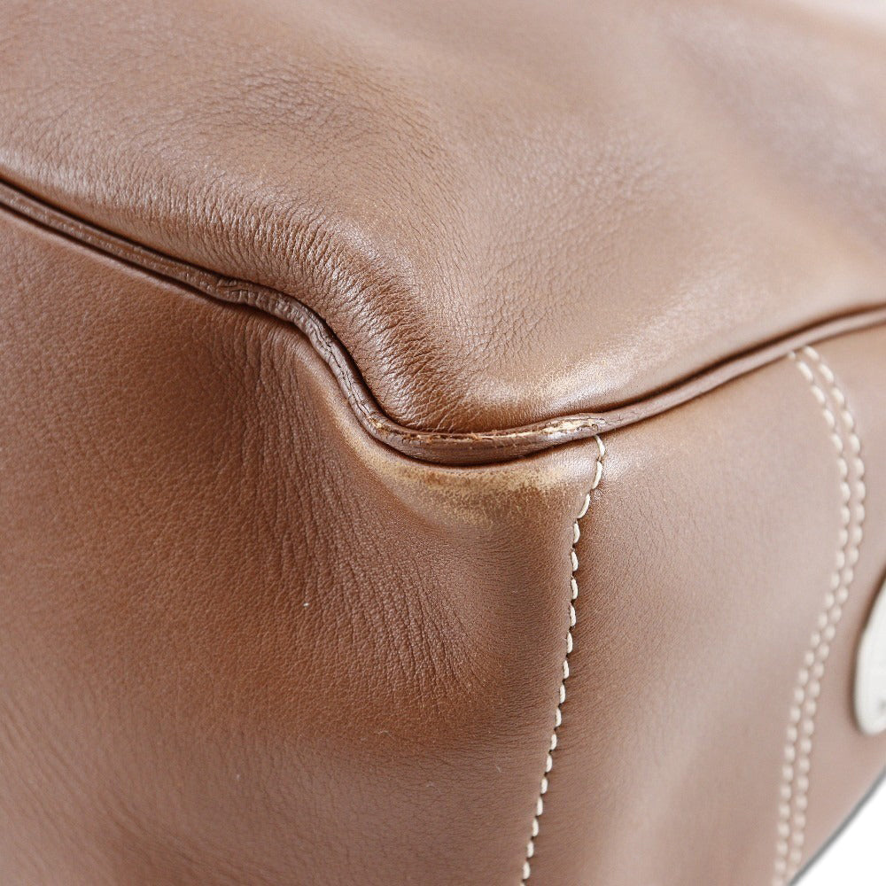 CELINE Handbag Calfskin Brown Boogie bag Women Used Authentic