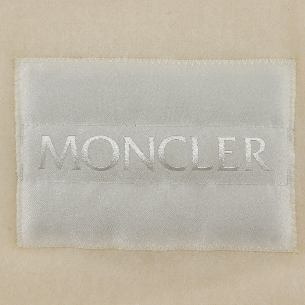 MONCLER Stall 3C00013 595MA wool White 2022 Logo patch Women Used Authentic