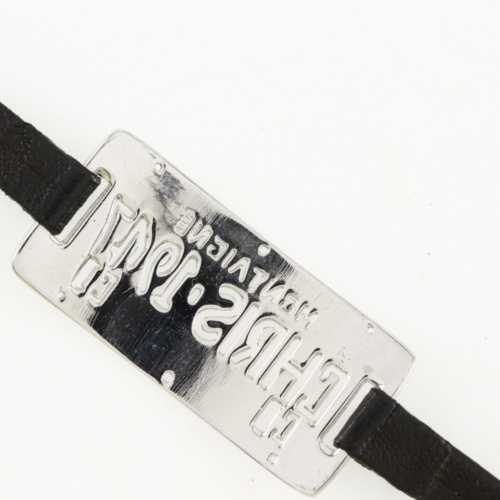 Christian Dior choker metallic Silver Montaigne Cris 1947 Women Used Authentic