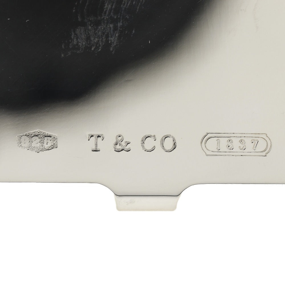 TIFFANY&Co. Card Case Silver925 Silver 1837 mens(Unisex) Used Authentic
