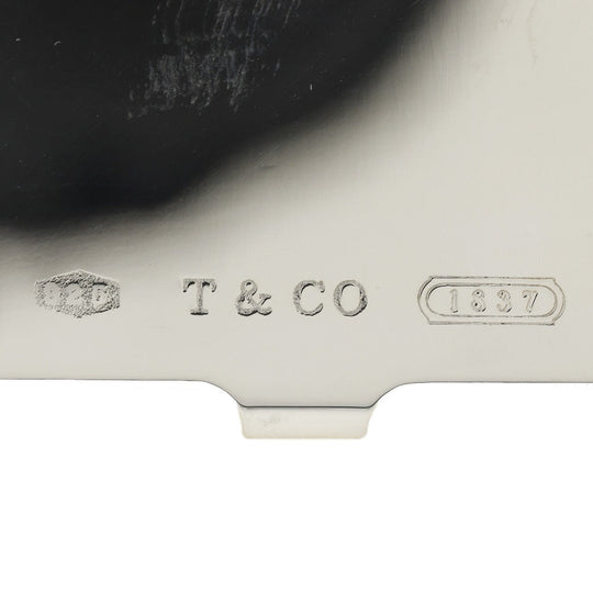 TIFFANY&Co. Card Case Silver925 Silver 1837 mens(Unisex) Used Authentic