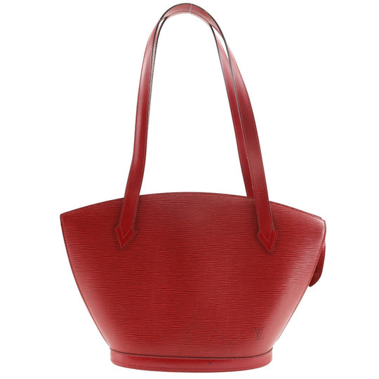 LOUIS VUITTON Shoulder Bag M52277 Epi Leather Red Sun jack Women Used Authentic