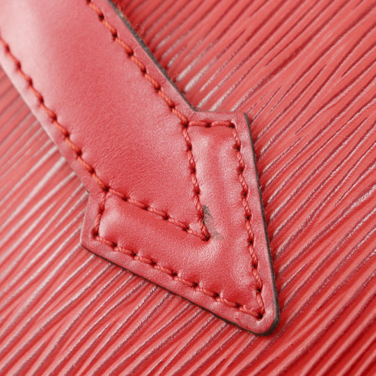 LOUIS VUITTON Shoulder Bag M52277 Epi Leather Red Sun jack Women Used Authentic