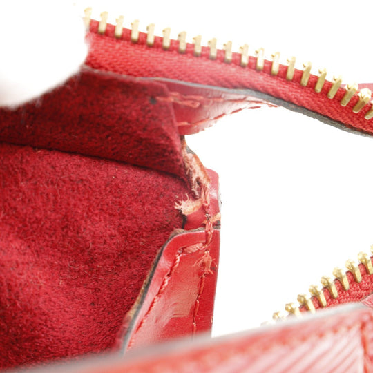 LOUIS VUITTON Shoulder Bag M52277 Epi Leather Red Sun jack Women Used Authentic