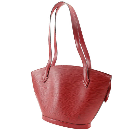 LOUIS VUITTON Shoulder Bag M52277 Epi Leather Red Sun jack Women Used Authentic