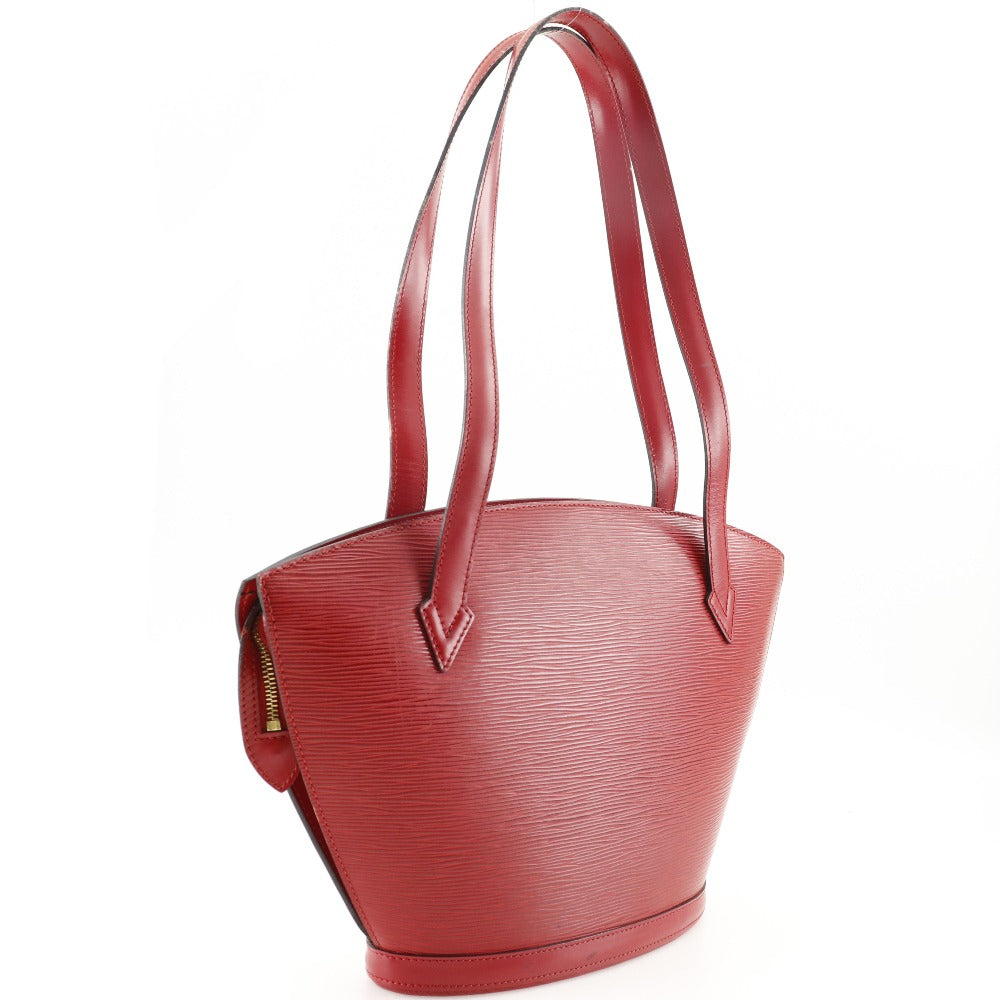 LOUIS VUITTON Shoulder Bag M52277 Epi Leather Red Sun jack Women Used Authentic
