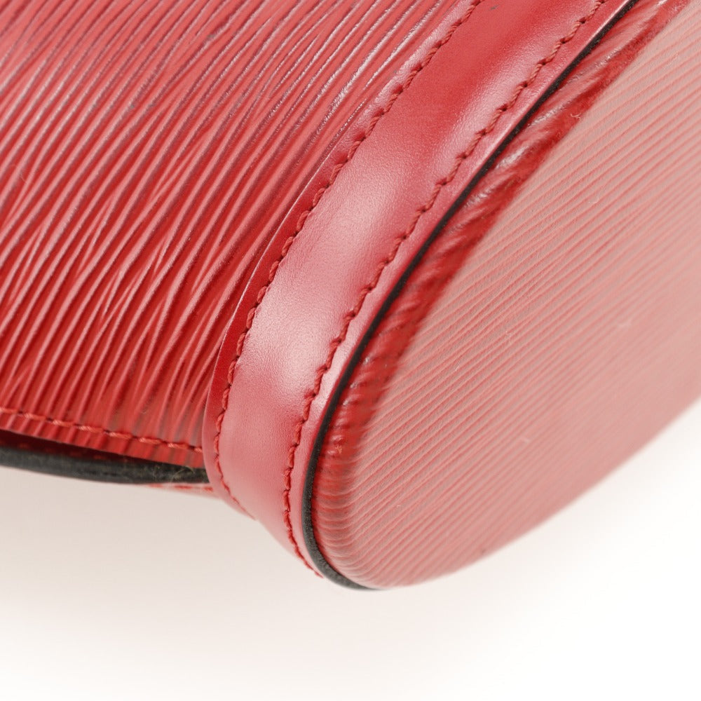 LOUIS VUITTON Shoulder Bag M52277 Epi Leather Red Sun jack Women Used Authentic