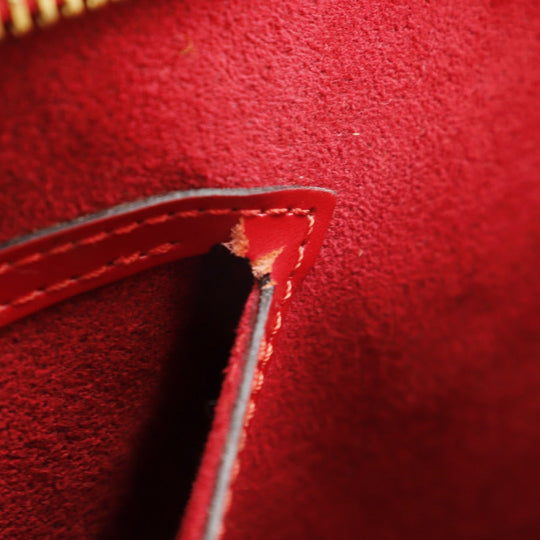 LOUIS VUITTON Shoulder Bag M52277 Epi Leather Red Sun jack Women Used Authentic