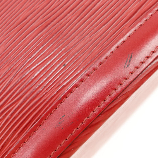LOUIS VUITTON Shoulder Bag M52277 Epi Leather Red Sun jack Women Used Authentic