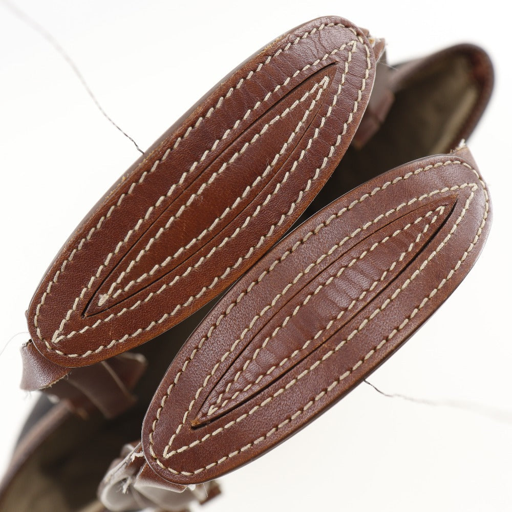 CELINE Tote Bag canvas black logo Women Used Authentic