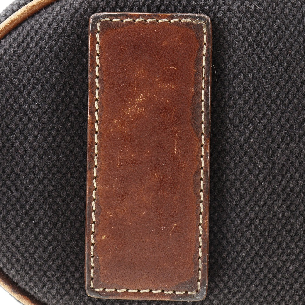 CELINE Tote Bag canvas black logo Women Used Authentic