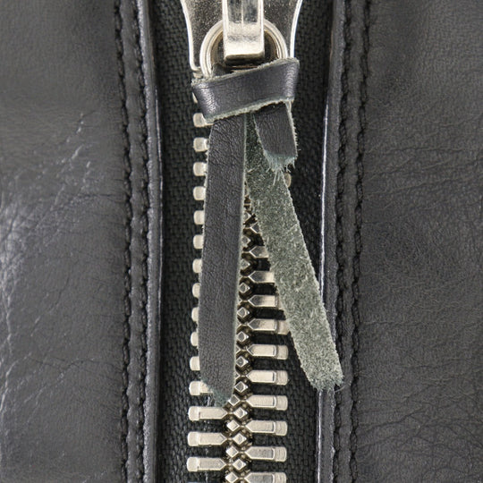 BALENCIAGA Tote Bag 255412 Calfskin black Paper bag Women Used Authentic