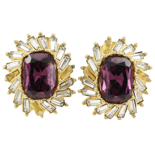 Dior Earring Plated Gold gold Women Used Authentic