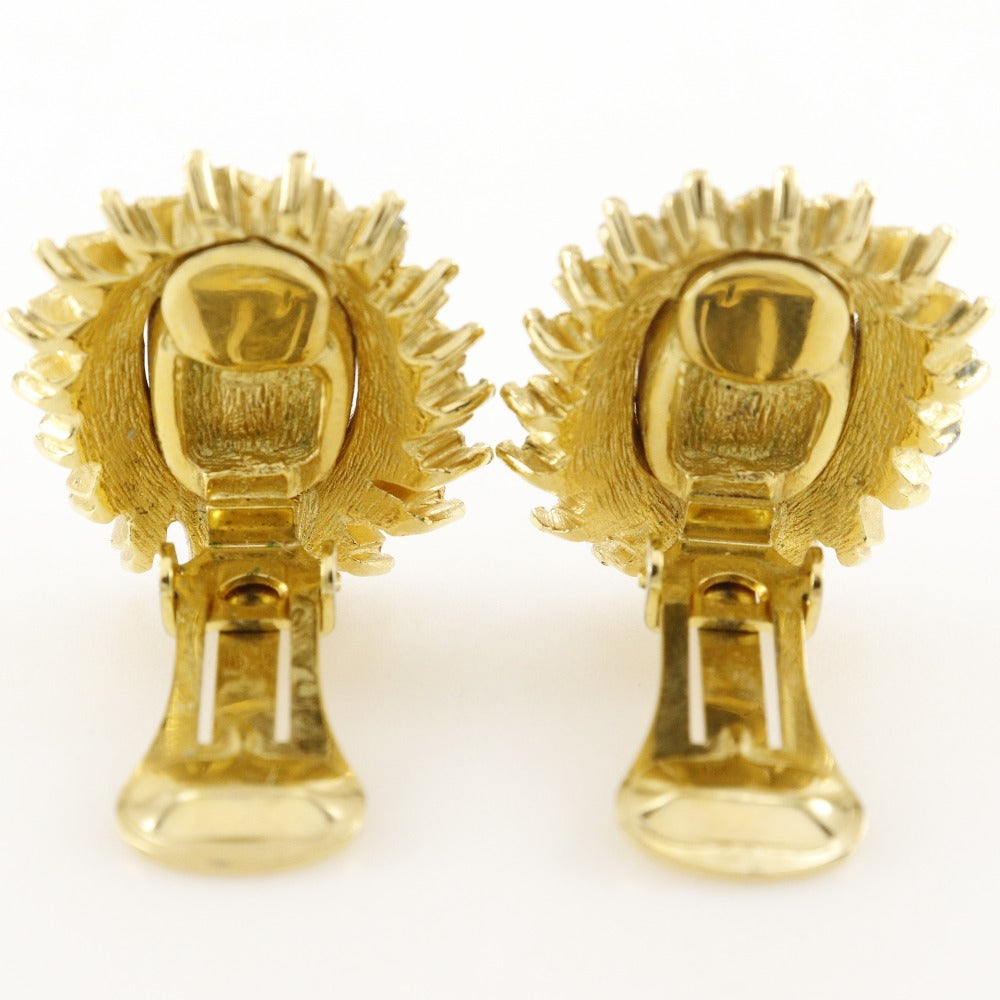 Dior Earring Plated Gold gold Women Used Authentic