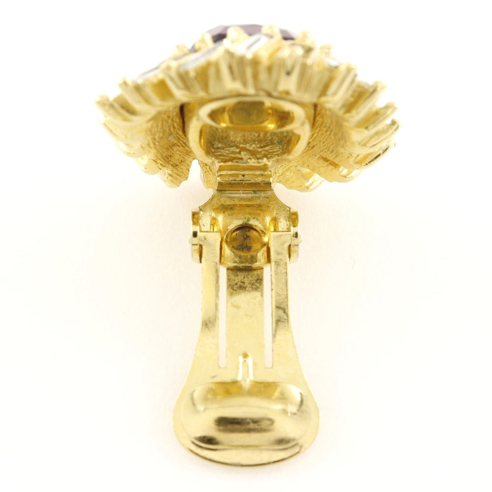 Dior Earring Plated Gold gold Women Used Authentic