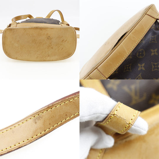 LOUIS VUITTON Backpack M51136 Monogram canvas Brown *Junk item MontsourisMM Women Used Authentic