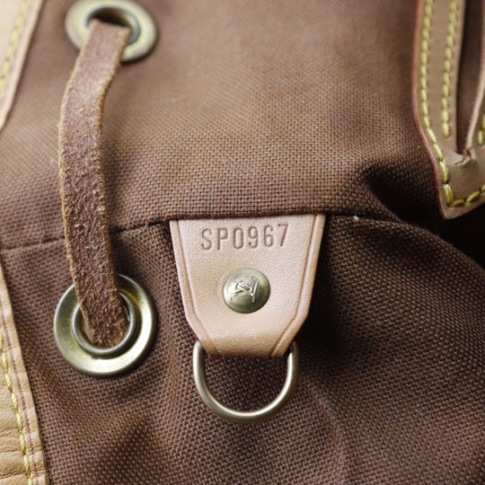 LOUIS VUITTON Backpack M51136 Monogram canvas Brown *Junk item MontsourisMM Women Used Authentic