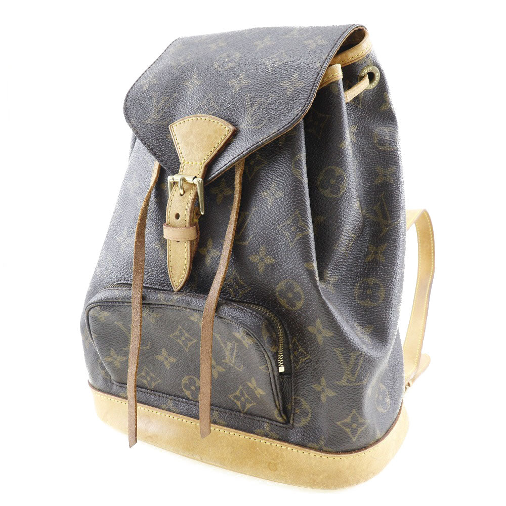 LOUIS VUITTON Backpack M51136 Monogram canvas Brown *Junk item MontsourisMM Women Used Authentic