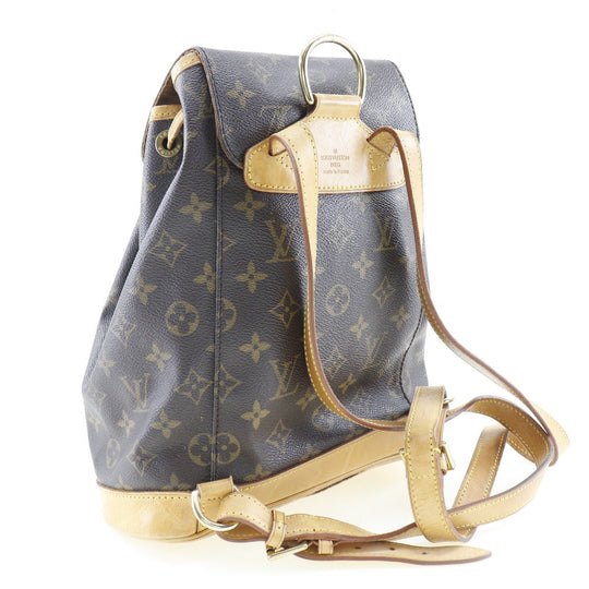 LOUIS VUITTON Backpack M51136 Monogram canvas Brown *Junk item MontsourisMM Women Used Authentic