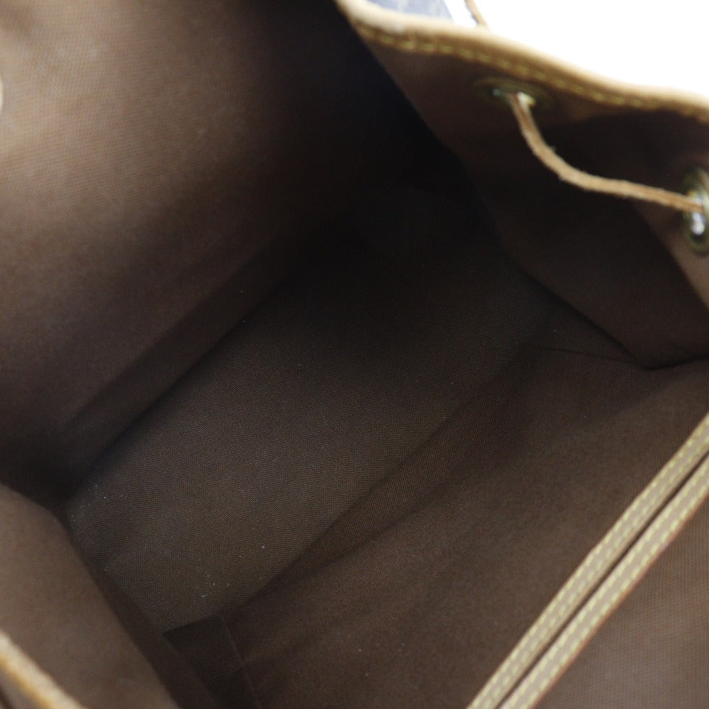 LOUIS VUITTON Backpack M51136 Monogram canvas Brown *Junk item MontsourisMM Women Used Authentic
