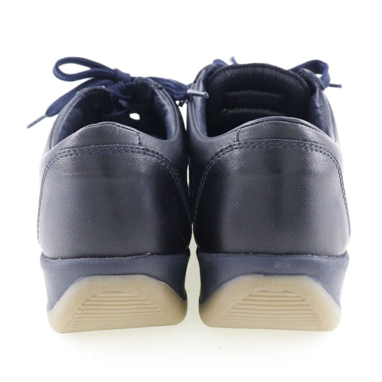 LOUIS VUITTON sneakers leather black shoes Women 36 Used Authentic