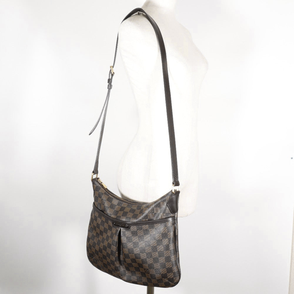 LOUIS VUITTON Shoulder Bag N42251 Damier canvas Brown Bloomsbury PM Women Used Authentic
