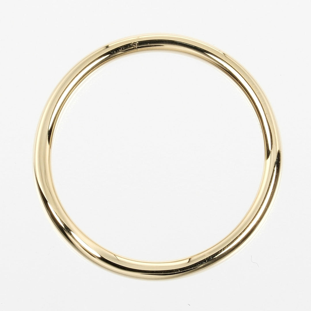 TIFFANY&Co. Ring K18 yellow gold gold 0.1" band Curved band Women Used Authentic