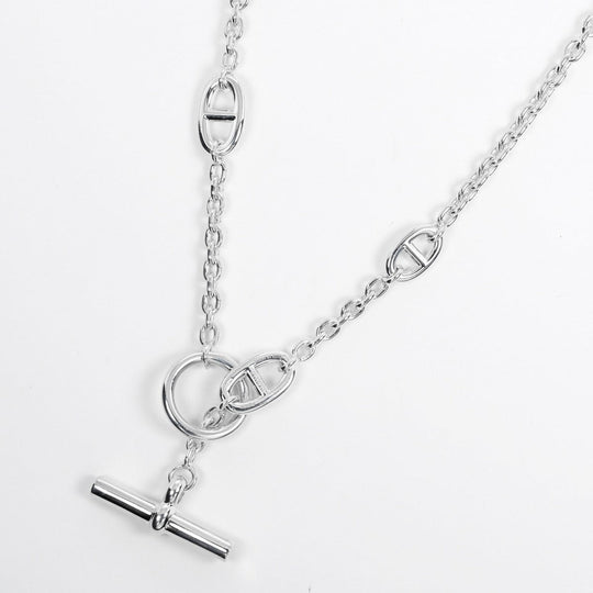 HERMES Necklace Silver925 Silver Chene Dunkle Farandole 160