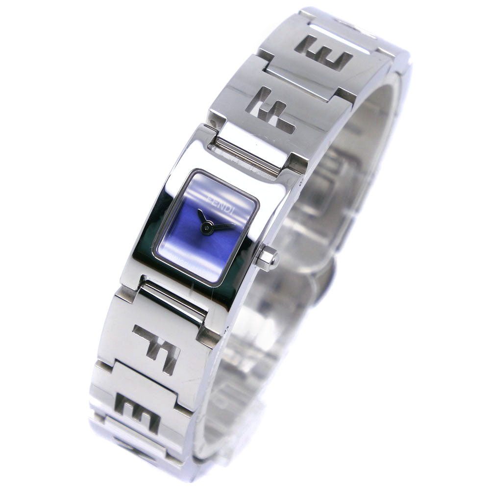 FENDI Watches Quartz 3150L Stainless Steel purple purple dial Women Used Authentic