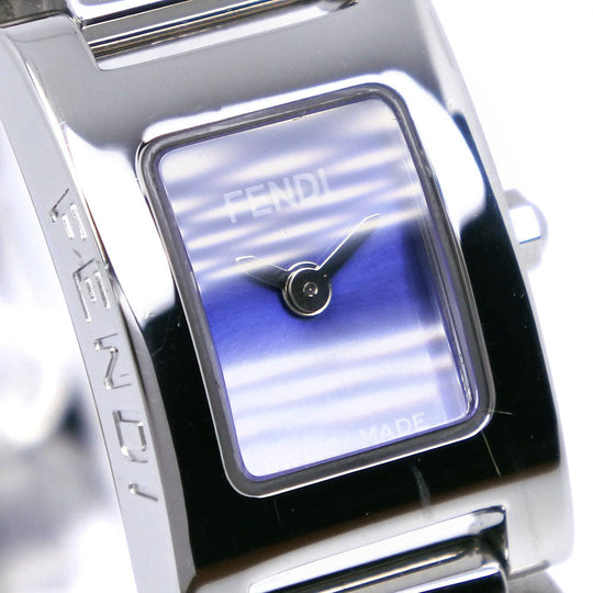 FENDI Watches Quartz 3150L Stainless Steel purple purple dial Women Used Authentic