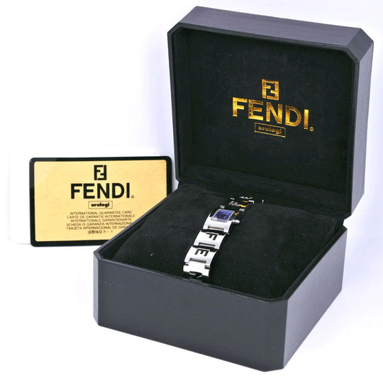 FENDI Watches Quartz 3150L Stainless Steel purple purple dial Women Used Authentic