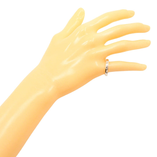 Damiani Ring K18 White Gold, Diamond Silver D side Women Used Authentic