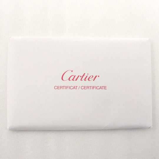 CARTIER Ring K18 White Gold, Diamond Clear, Silver Ballerina Eternity Women 48 Used Authentic