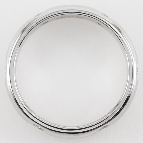 CARTIER Ring K18 White Gold, Diamond Silver Stella Women 54 Used Authentic